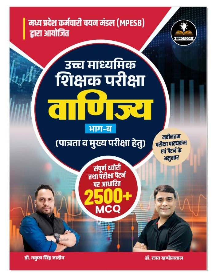 MPESB High School Teacher Exam | Commerce Part-B | 2500+ MCQs | Latest Exam Pattern & Syllabus