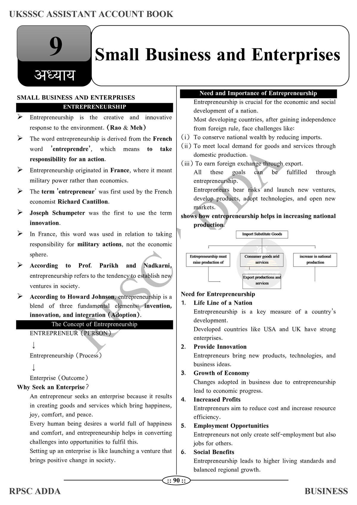 UKSSSC Assistant Accountant Book (Business) - Latest Edition 2026 | 1800+ MCQs | RPSC Adda