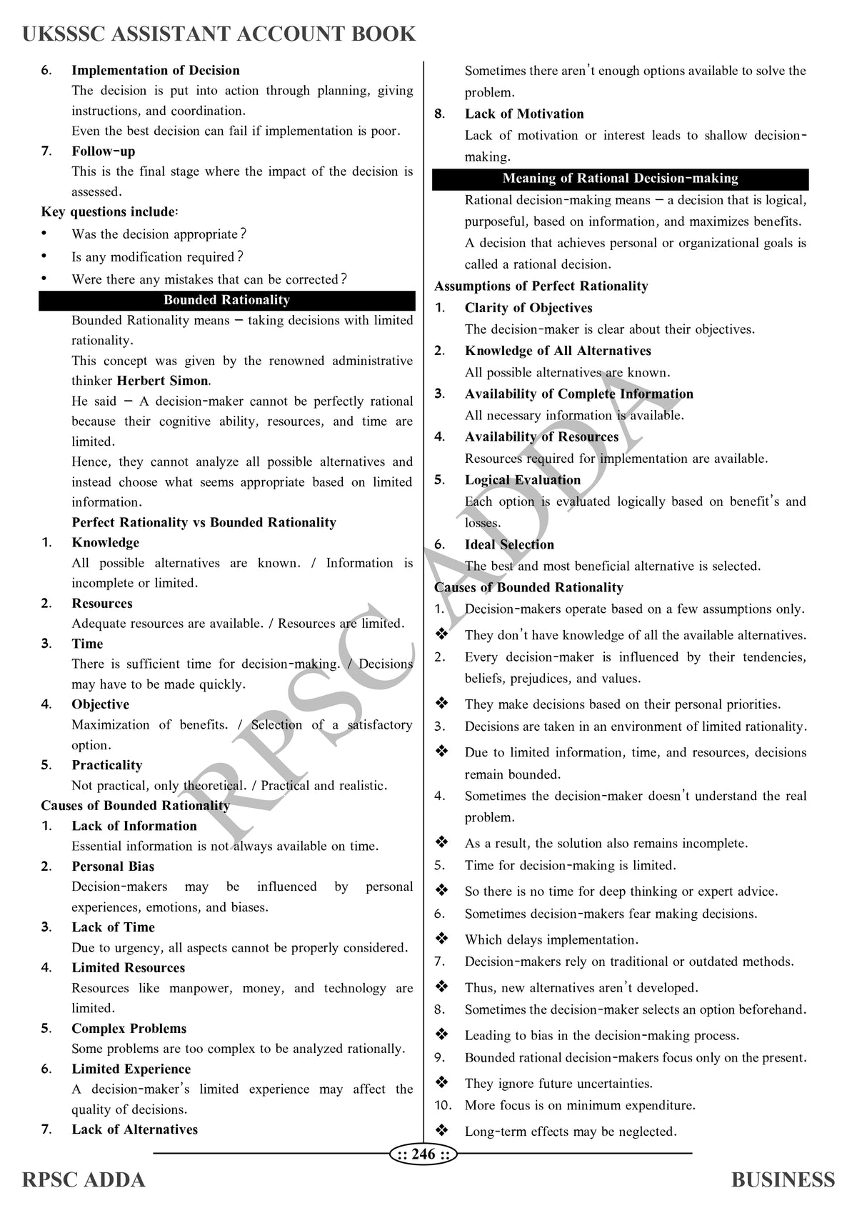 UKSSSC Assistant Accountant Book (Business) - Latest Edition 2026 | 1800+ MCQs | RPSC Adda