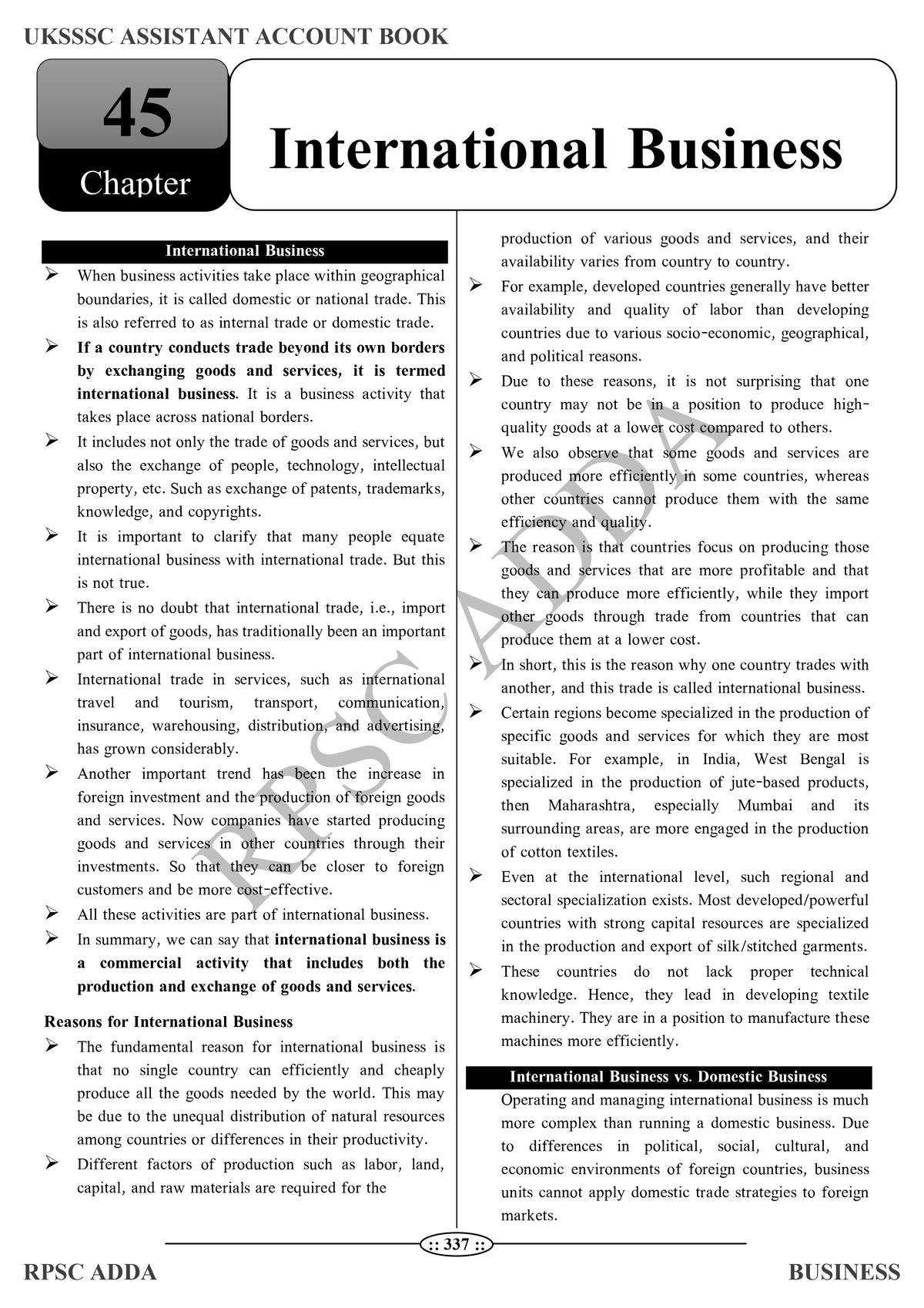 UKSSSC Assistant Accountant Book (Business) - Latest Edition 2026 | 1800+ MCQs | RPSC Adda