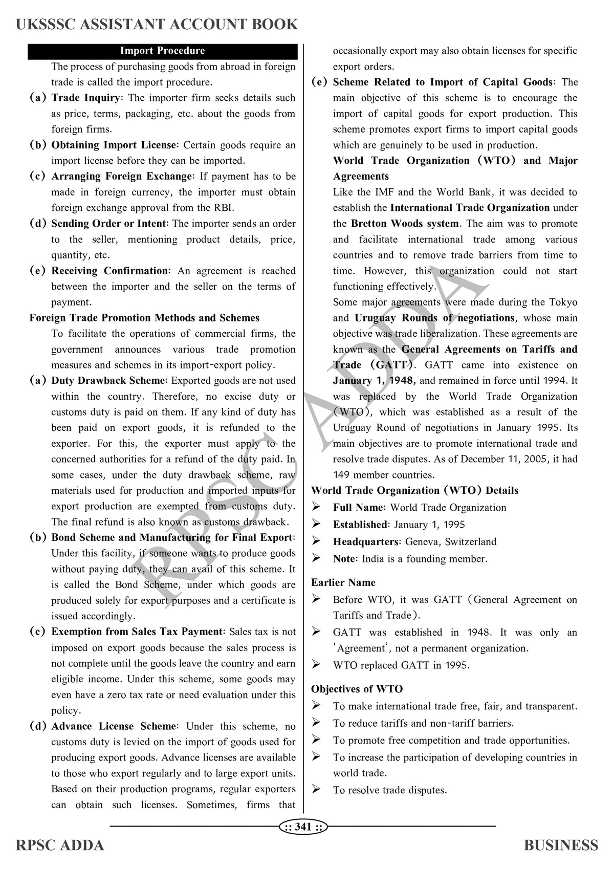 UKSSSC Assistant Accountant Book (Business) - Latest Edition 2026 | 1800+ MCQs | RPSC Adda